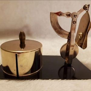 🚫SOLD🚫Vintage Postal Scale - 2oz Letter Scale With Screw Top Stamp Holder